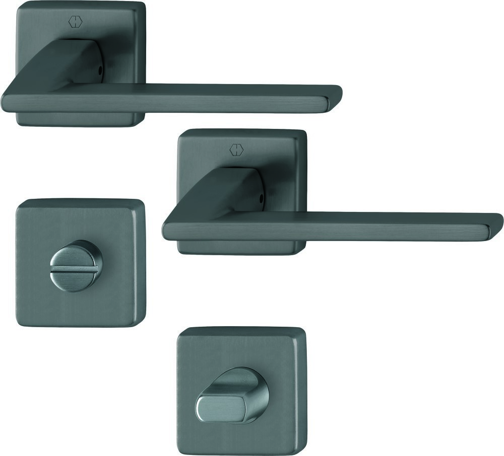 Türgriff-Set, Türdrücker, Schloss, Beschlag, Matte Oberfläche