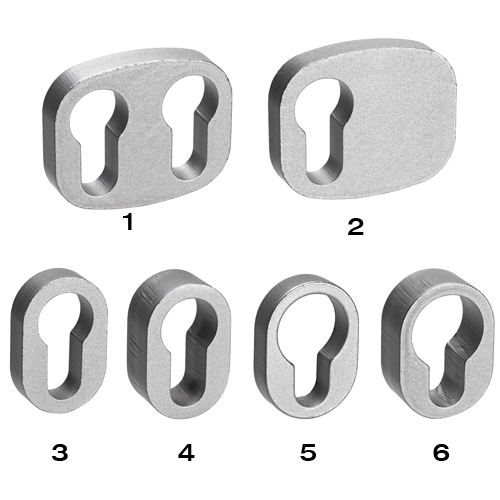 Metallabstand, Doppelte Schlüssel-Lochhalter, Zylinder-Abstandhalter, Edelstahl, Flache Platte