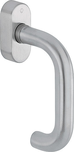 HOPPE Fenstergriff Paris E038/UD9056, Standard, oval,7/20-30,F69-S