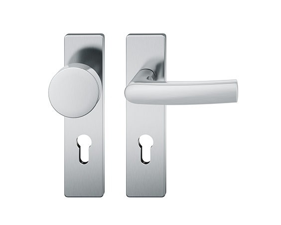 FSB Wechselgarnitur mit Kurzschild 12 1015, ASL, VK 8, eckig, mit Nocken, Aluminium