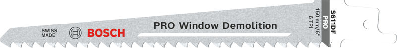 Bosch PRO Window Demolition S611DF Blatt, 1,25 x 19 x 150 mm, 25-tlg.