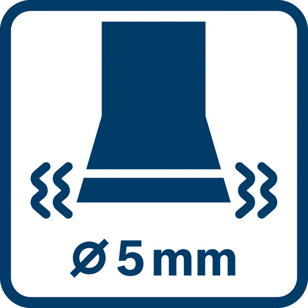 Symbol, Trichter, Metall, Ø5mm, konisch, Ventil