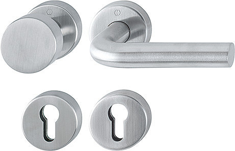 HOPPE FH Wechselgarnitur Bonn mit Rosetten FS-E58/42H/42HS/150, Edelstahl