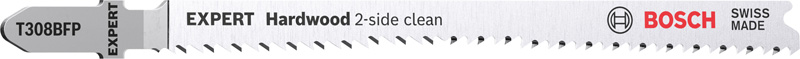 Bosch EXPERT ‘Hardwood 2-side clean’ T 308 BFP Stichsägeblatt, 25 Stück