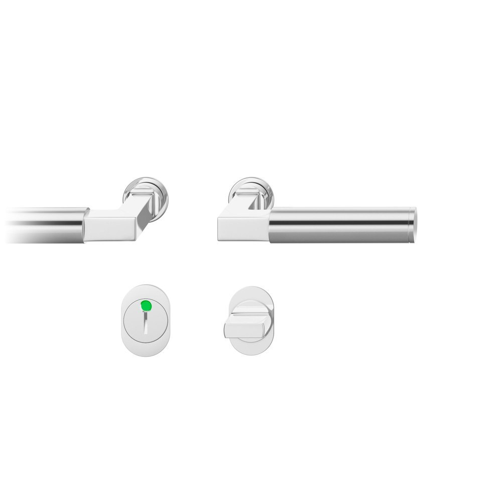 FSB Steckgriff-Drückergarnitur mit Rosetten 15 1102, rund, VK 8 mm, Edelstahl