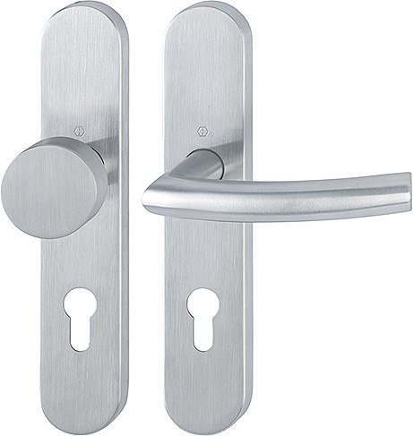 HOPPE FH Wechselgarnitur Trondheim mit Langschild FS-E58/353H/1430, Edelstahl