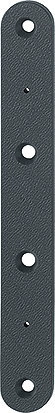 HOPPE Montageplatte, abgerundet, Breite 20mm, Länge 180mm