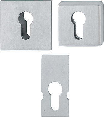 HOPPE Schutz-Schlüsselrosette E75NSB/52S, Edelstahl