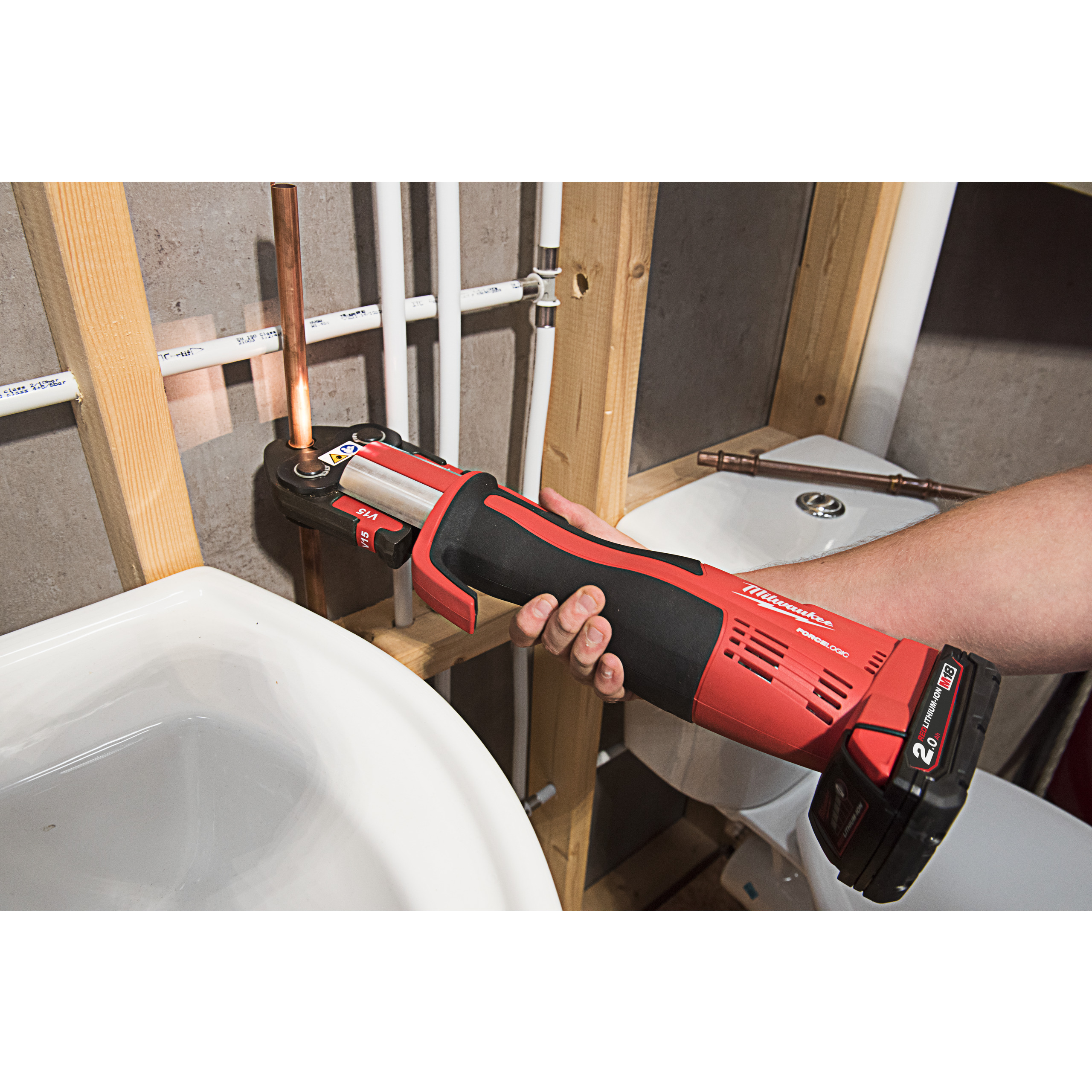 Milwaukee Akku-Presswerkzeug M18 Bürstenloses (Sanitär) M18BLHPT-202C