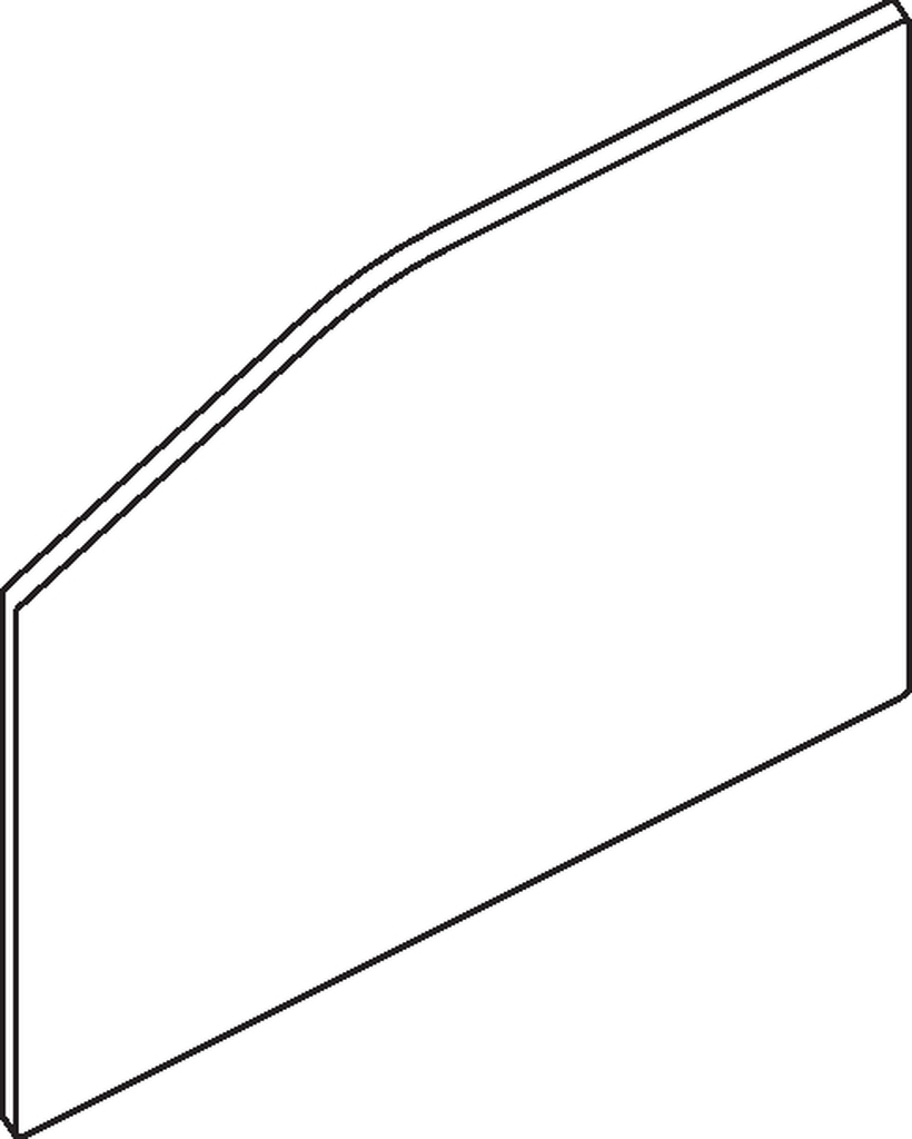 GEZE Zimmertür- Stirnabdeckung, Set, Perlan