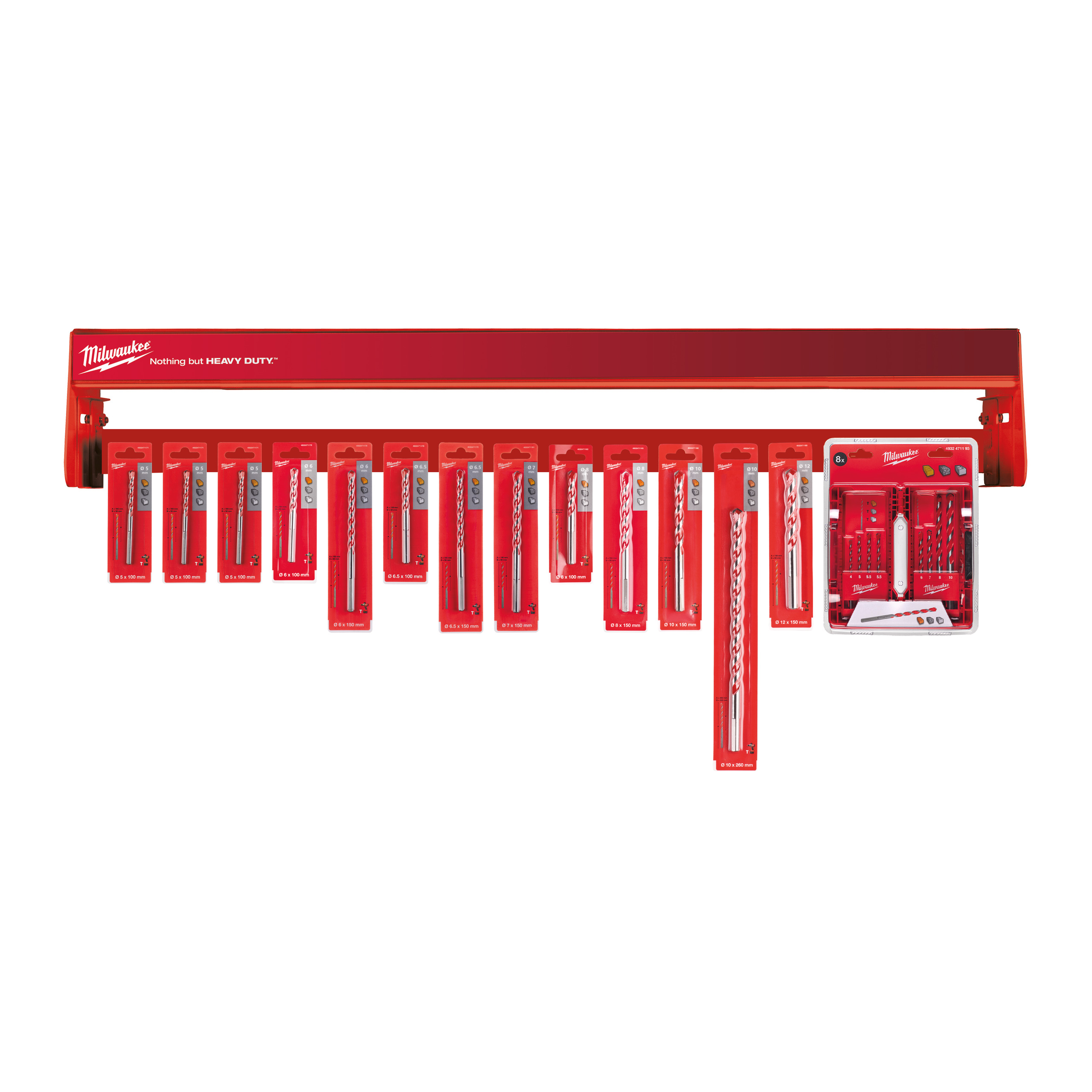 Milwaukee Premium-Betonbohrer Rundschaft GALP 1 m Modul