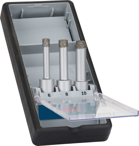 Bosch PRO Ceramic dry Bohrer-Set, 6 x 33, 8 x 33, 10 x 33 mm, 3-tlg.