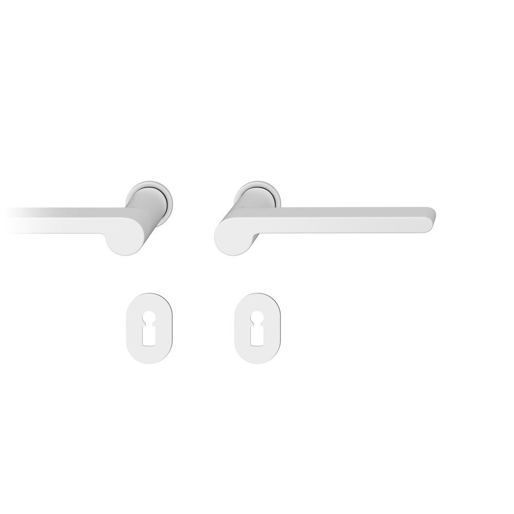 FSB Steckgriff-Drückergarnitur mit Rosetten 15 1021, rund, VK 8 mm, Aluminium