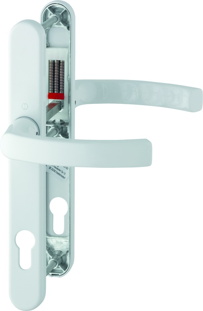 HOPPE Drückergarnitur Liège 1540/3347N, LS,PZ92/8,F9016,TS 72-82