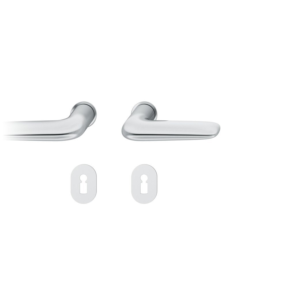 FSB Steckgriff-Drückergarnitur mit Rosetten 15 1291, rund, VK 8 mm, Edelstahl