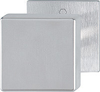 HOPPE Halbgarnitur M43/848N,o.Schl.ros.eck,8,F42/F69,TS35-45