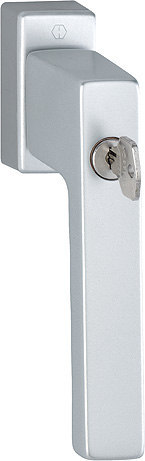 HOPPE Fenstergriff absperrbar Toulon 0737S/U947 TBT4, mit Schrauben, Aluminium