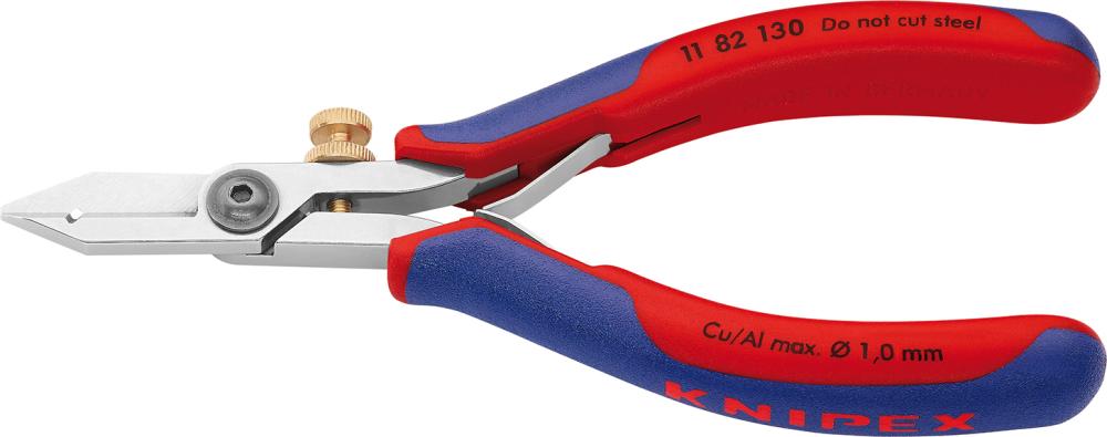 KNIPEX Abisolierschere  Elektronik 140mm qmm