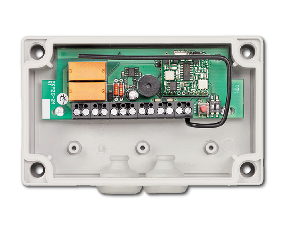 Funkempfangsmodul GEZE WRM im IP-54 Gehäuse