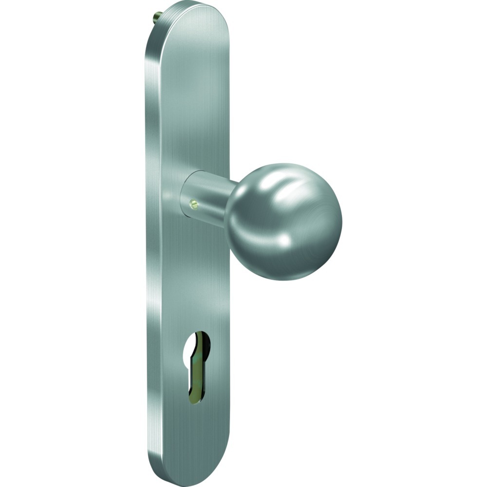 OGRO Knopf auf Langschild 7020 3548, Edelstahl