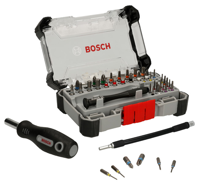 Bosch Präzisions-Schrauberbit-Set, Display, 5 x 43‑tlg.