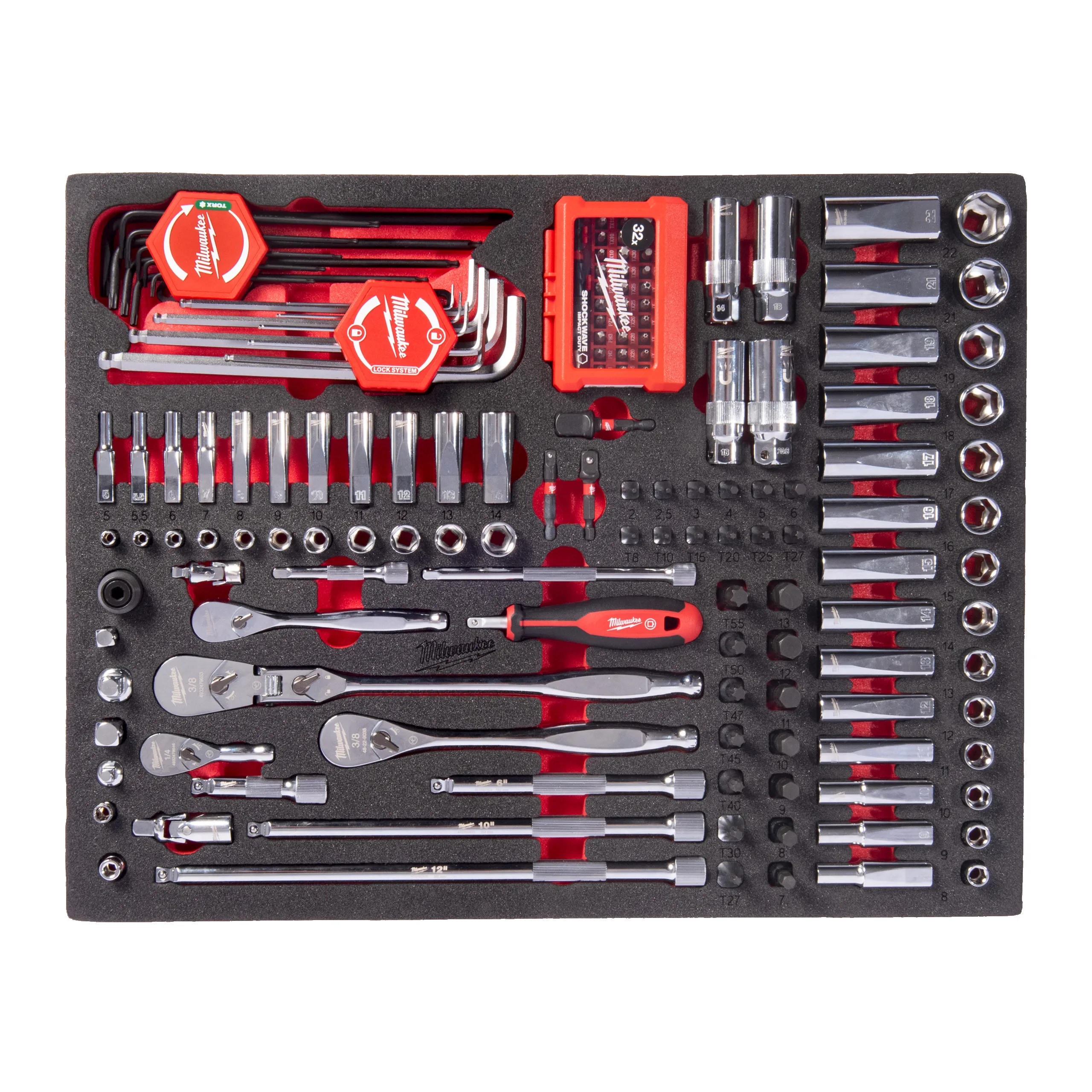 Milwaukee mehr-teilige Einlage für Werkstattwagen