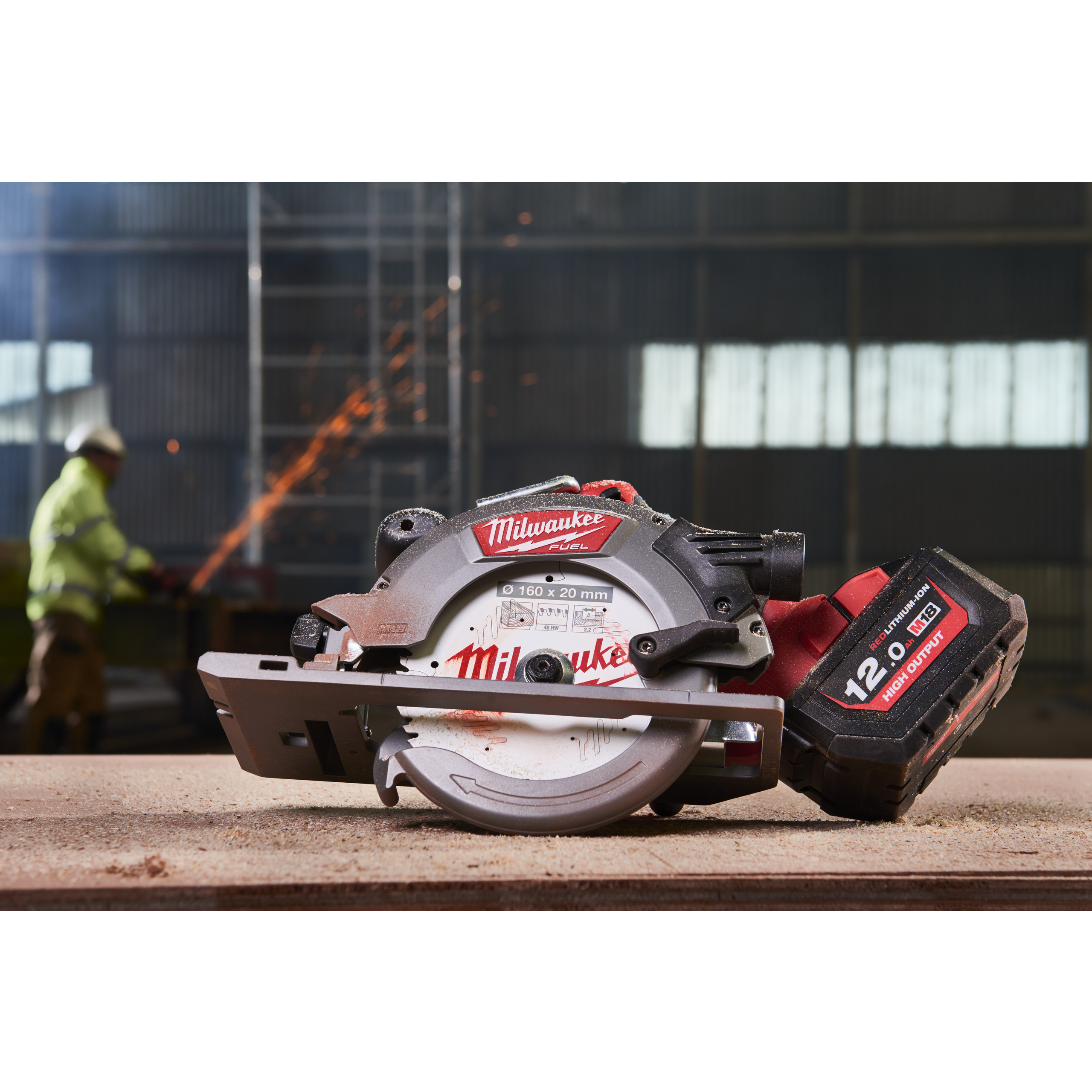 Milwaukee Kreissägeblatt 160/20 mm Z48 Wechselzahn Holz für Handkreissägen