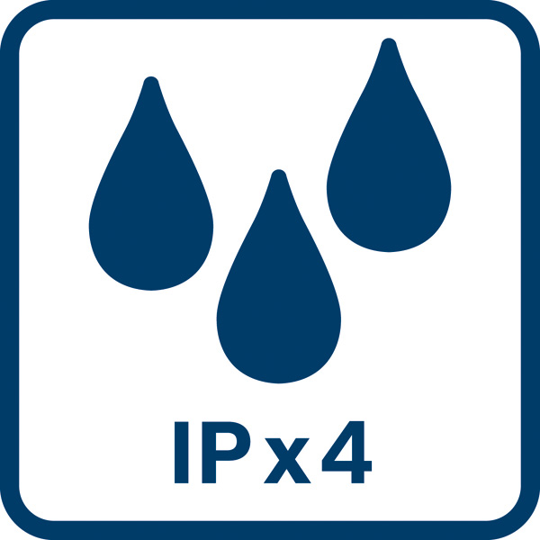 Symbol, IPX4, wasserdicht, Wasserschutz, tropfen, Schutzniveau