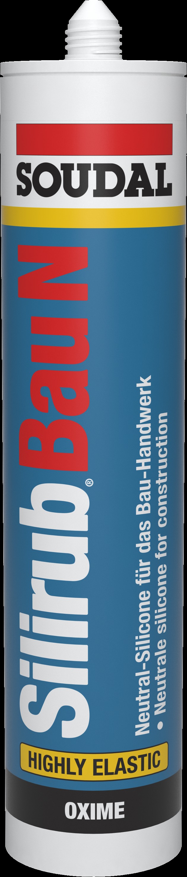 Silikon-Dichtstoff, Kartusche, neutralvernetzend, blau-weiß-rot, hoch elastisch