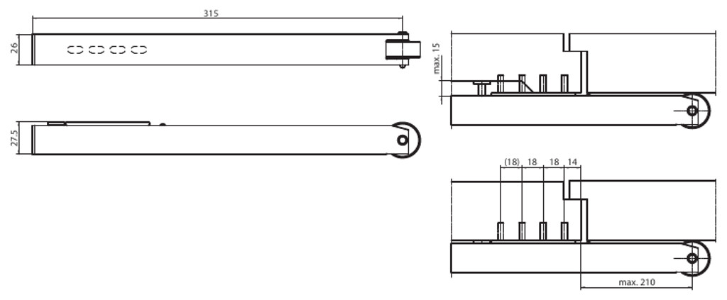 Masszeichnung, CAD-Diagramm, Diagramm