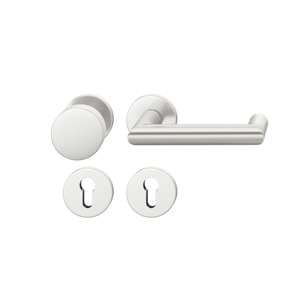 FSB FH Wechselgarnitur mit Rosetten 79 1016, AGL3, rund, VK 9 mm, Aluminium