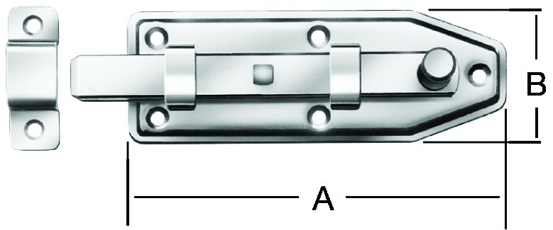 Fensterriegel VORMAN AUGUST SB-Karte, verzinkt