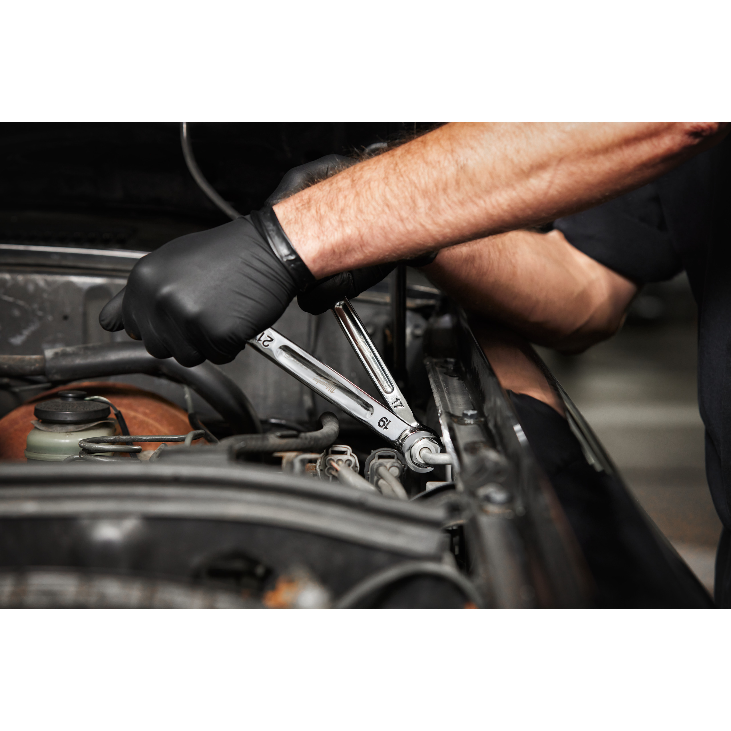 Milwaukee Offener Doppel-Ringschlüssel 17 x 19 mm