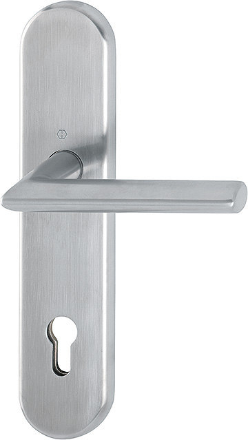 HOPPE Drücker-Halbgarnitur Stockholm mit Langschild E1140F/3310, 10/92 mm, Edelstahl