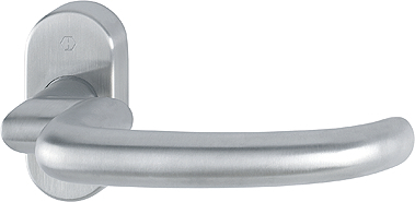 HOPPE Drücker-Halbgarnitur ohne Schlüsselrosette San Francisco RD-E1301GF2/55, mit Stütznocken, Edelstahl