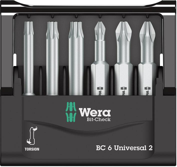 WERA Bit-Satz  Bit-Check 6 Universal 2