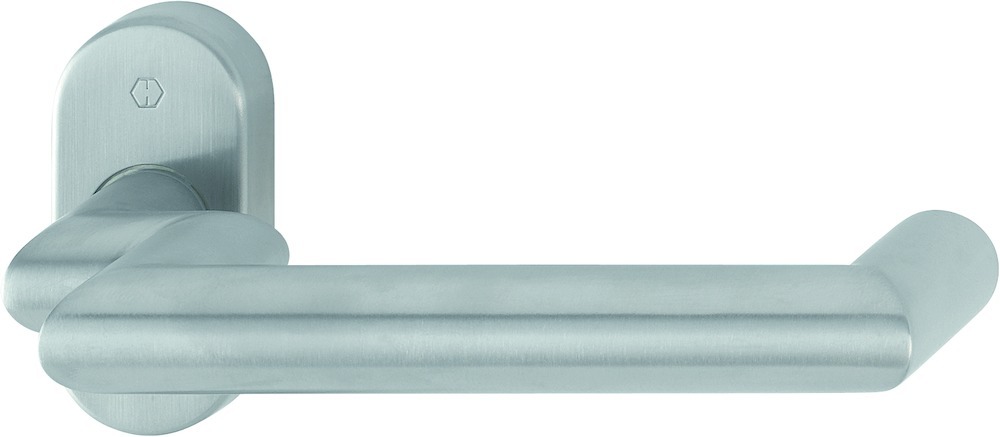 HOPPE FH-Drücker-Halbgarnitur ohne Schlüsselrosette Rotterdam RD-E1401GF2/55, Edelstahl