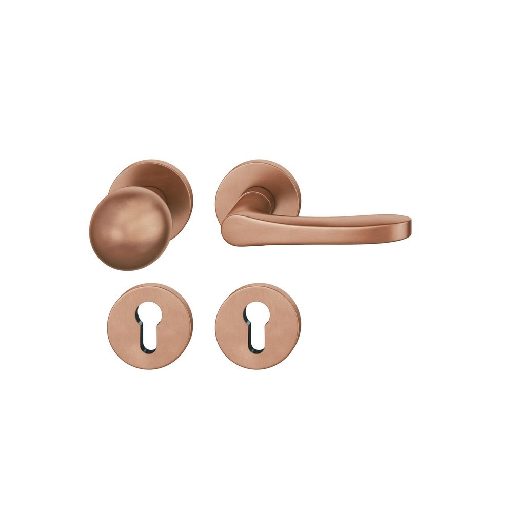 FSB Wechselgarnitur mit Rosetten 72 1106, AGL3, rund, VK 8 mm, Bronze