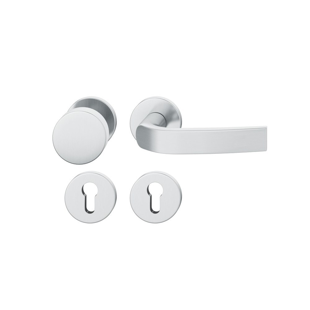 FSB Wechselgarnitur mit Rosetten 72 1271, AGL3, rund, VK 8 mm, Edelstahl