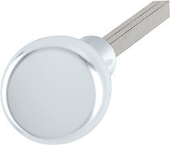 HOPPE Knopfstiftteil 53, 8mm, TS 35-48, F1 eloxiert