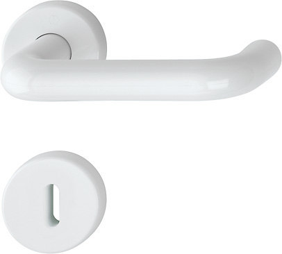 HOPPE Drückergarnitur Paris mit Rosetten K138/15/15S, Kunststoff