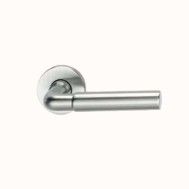 Türdrücker, Türgriff, Edelstahl, Rundzylinder, Staple-Griff