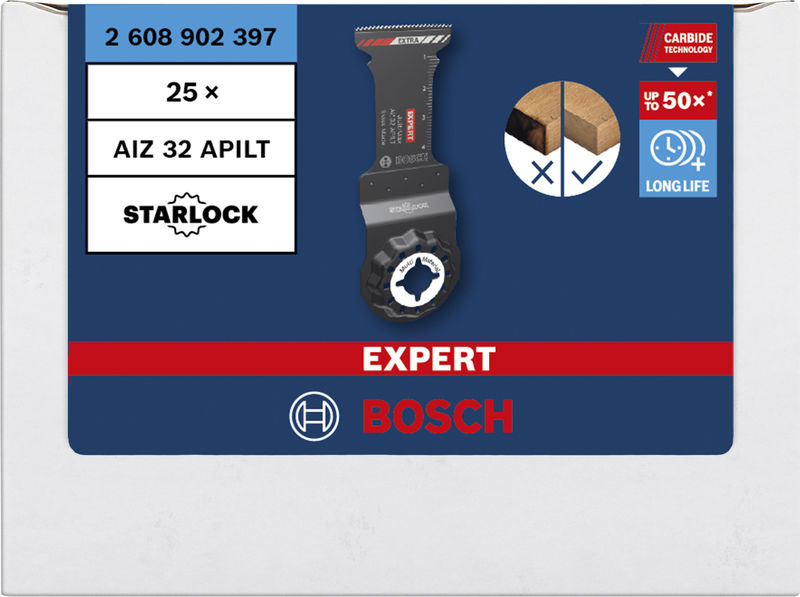 Bosch EXPERT MultiMax AIZ 32 APILT Blatt für Multifunktionswerkzeuge, 25‑tlg.