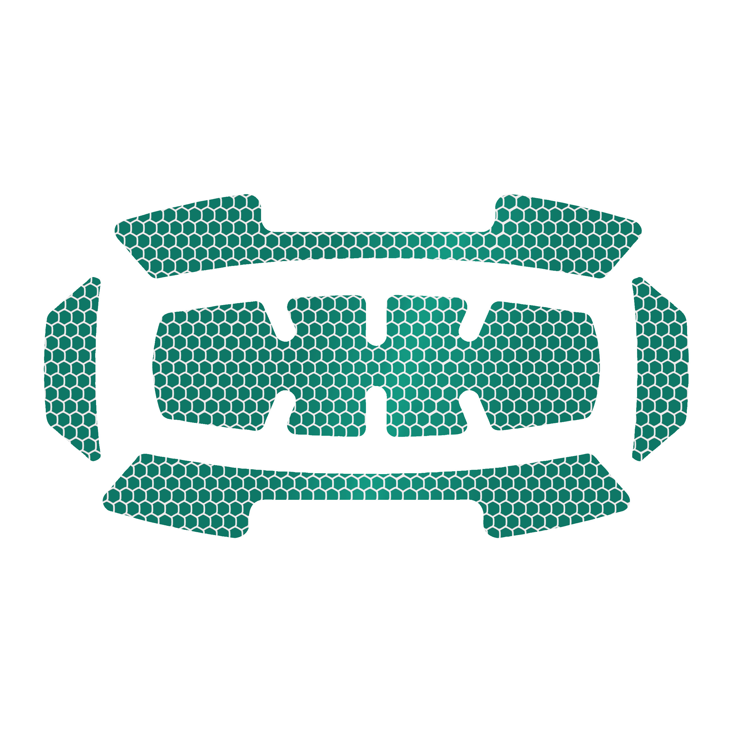 Milwaukee Hi-Vis Aufkleberset grün, 5-teilig BOLT Aufkleber