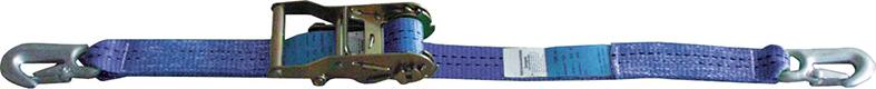 Ratschen-Zurrgurt, 2-teilig, mit Karabinerhaken, 35 mm Bandbreite Ratschen-Zurrgurt, 2-teilig, mit Karabinerhaken, 35 mm Bandbreite