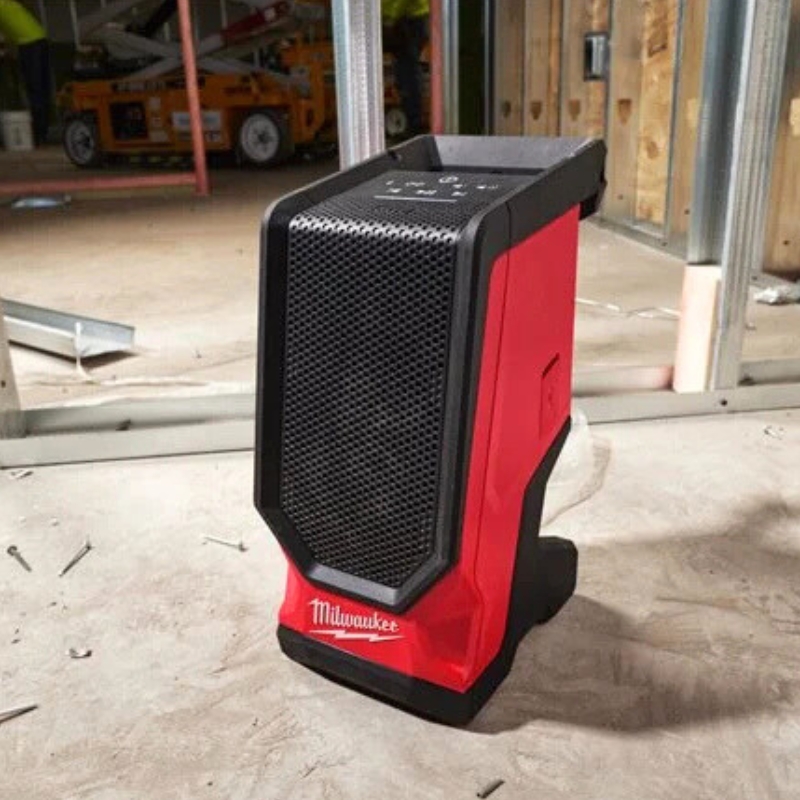 Sichtschutz, Lautsprecher, Portabler Lautsprecher, Milwaukee, Rot-Schwarz