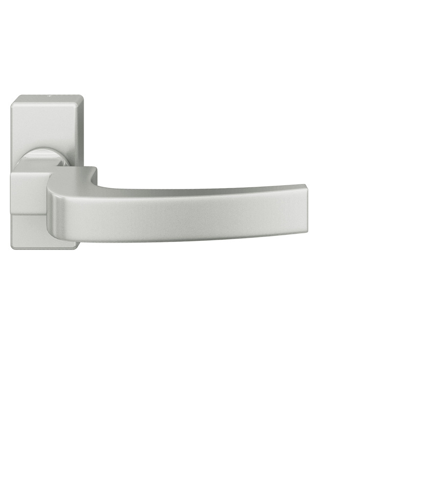 FSB Drücker-Halbgarnitur ohne Schlüsselrosette 06 1163, eckig, VK 8 mm, Aluminium