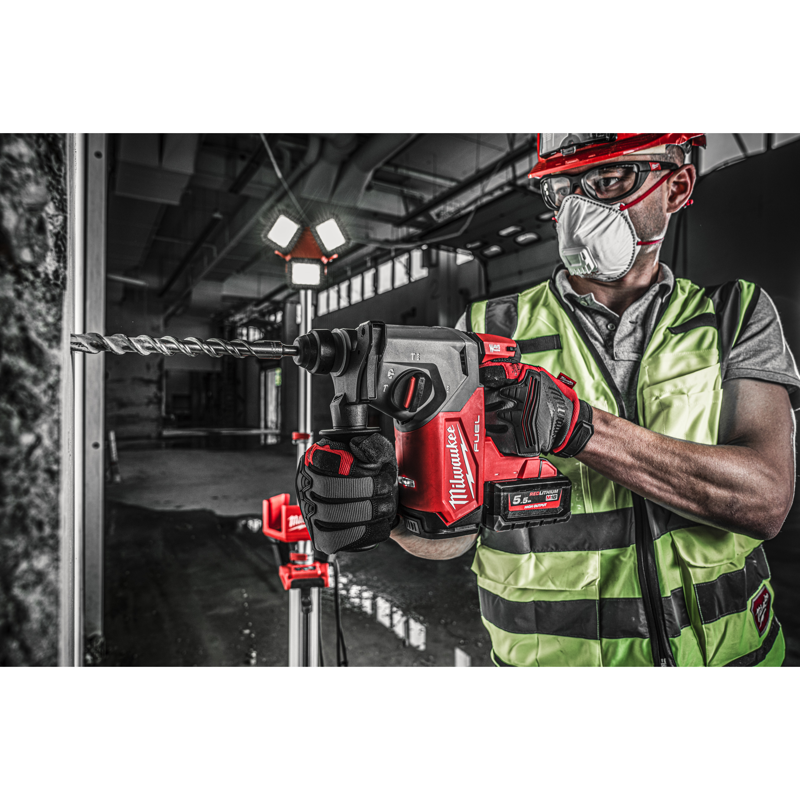 Milwaukee Akku-Kombihammer M18 FUEL  M18FH-0
