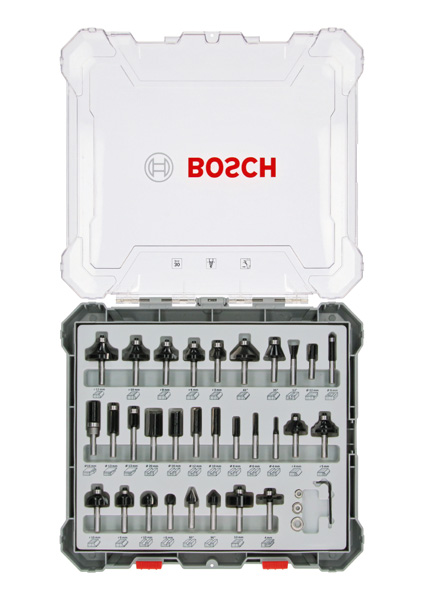 Bosch 30-teiliges Fräser-Set