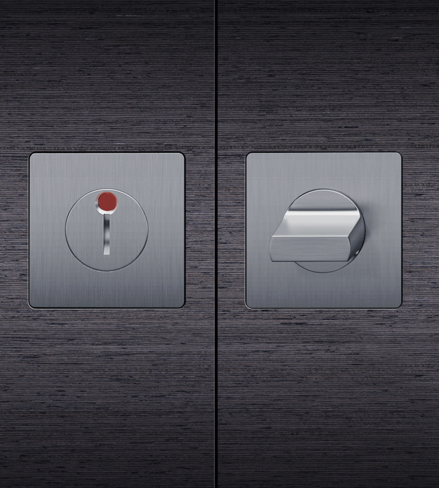 FSB Schlüsselrosettenpaar 17 1734, verdeckt verschraubt, Edelstahl